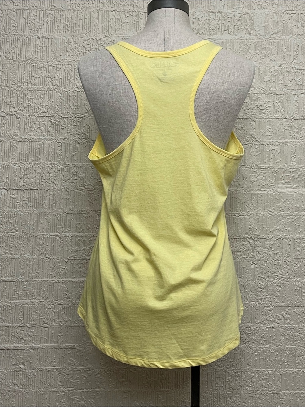 Salt Life Yellow Razorback Tank with Navy Palm Sunset Graphic “Enjoy the View” - Picture 5 of 8